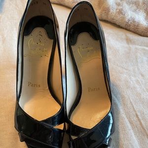 Patent leather louboutins